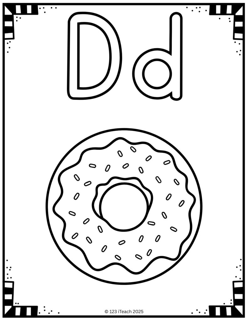 Letter D