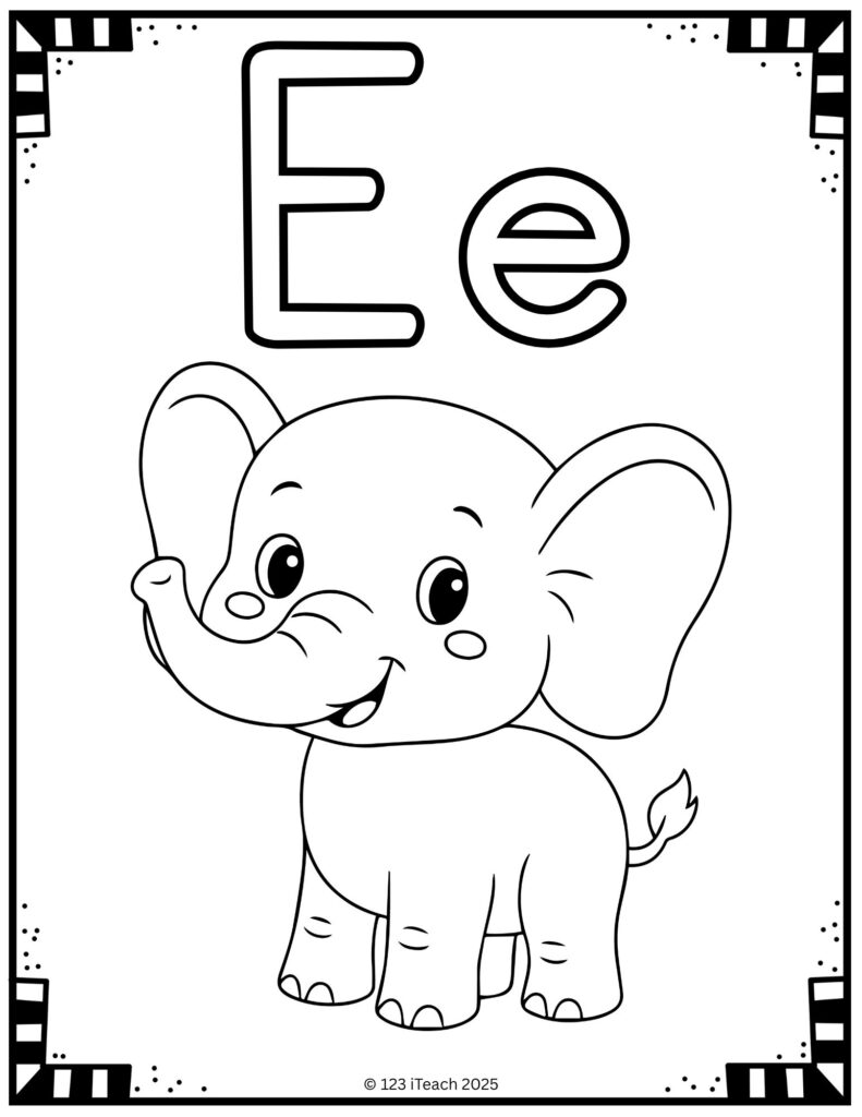 Letter E