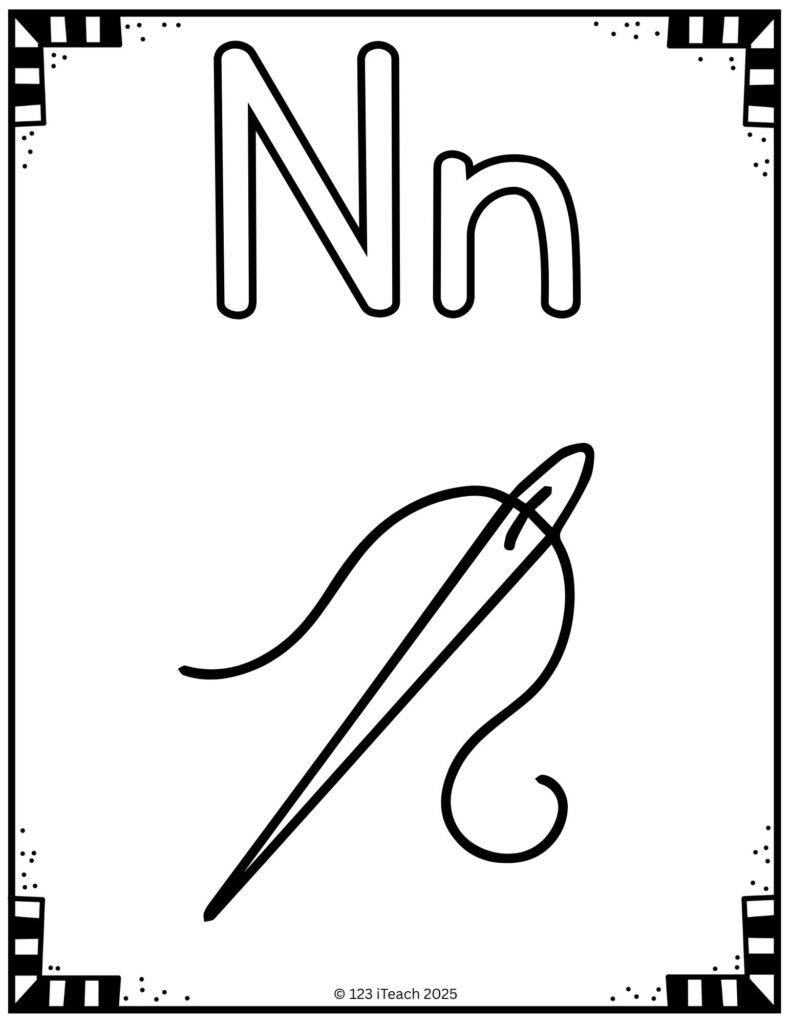 Letter N