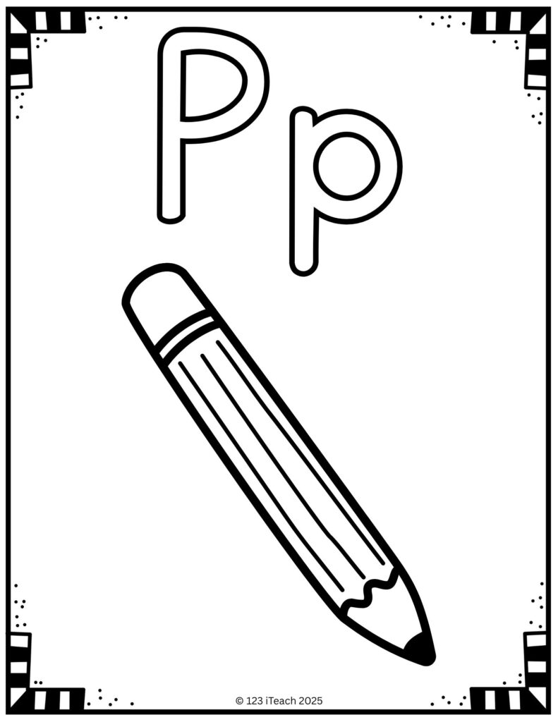 Letter P