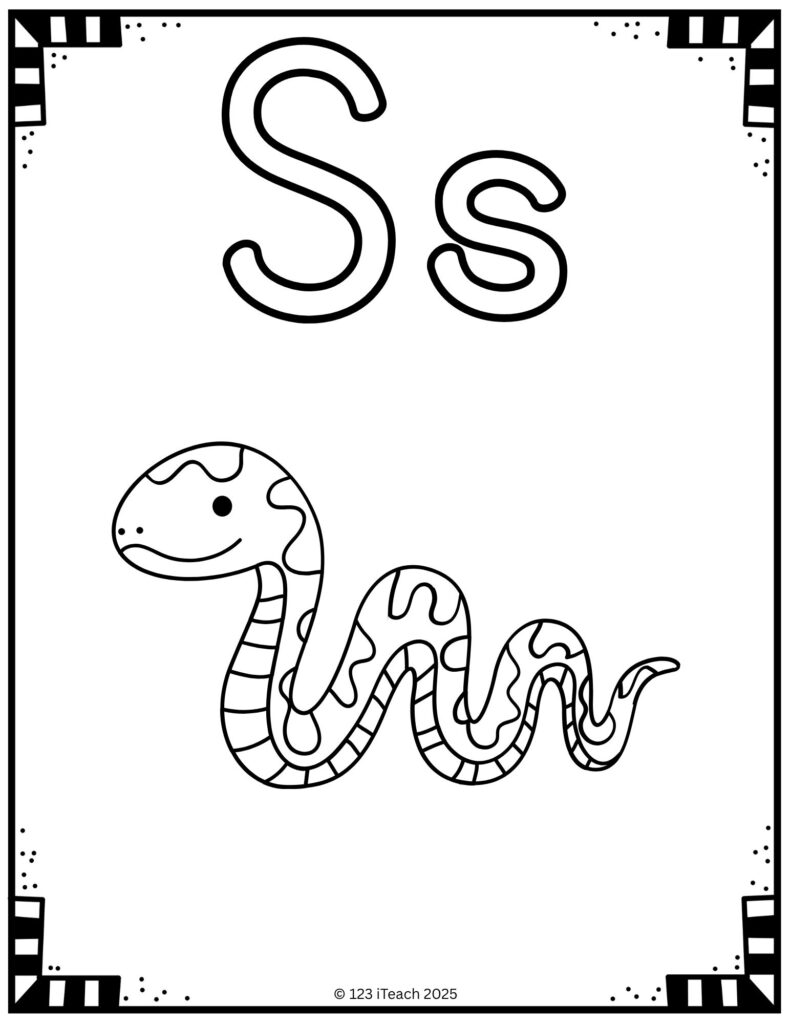 Letter S