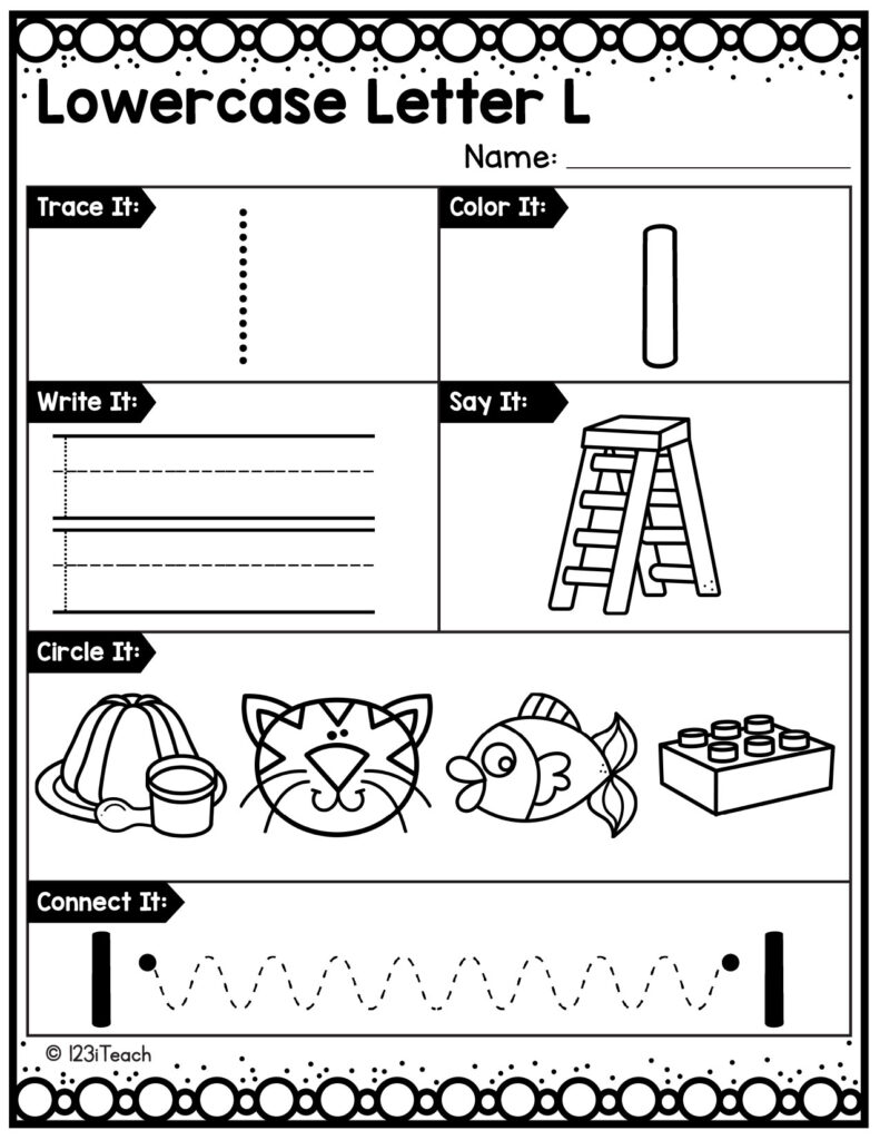 alphabet-lowercase-worksheet_Letter L