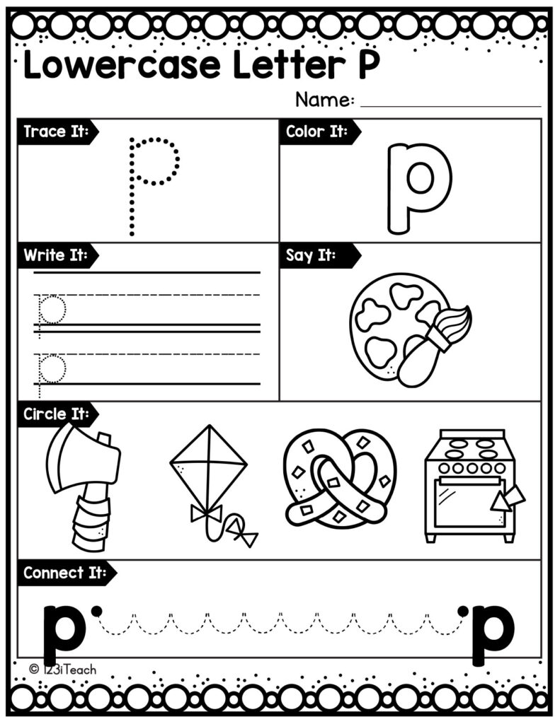alphabet-lowercase-worksheet_Letter P