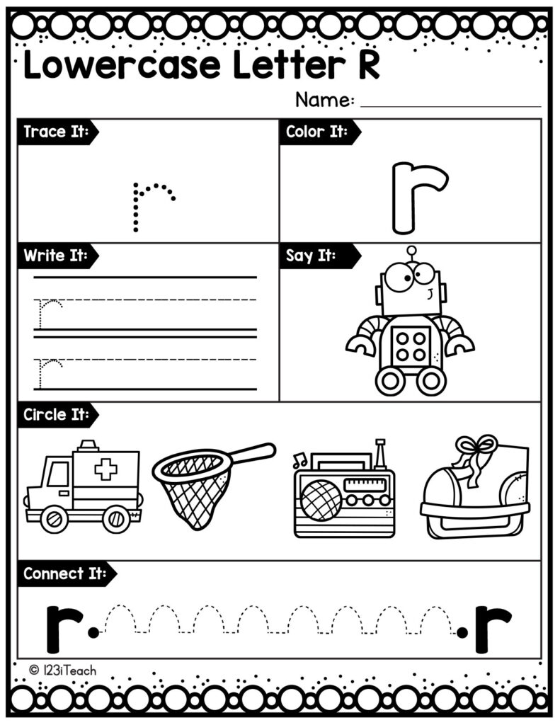 alphabet-lowercase-worksheet_Letter R