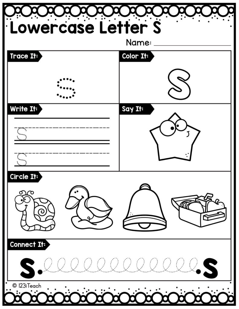 alphabet-lowercase-worksheet_Letter S