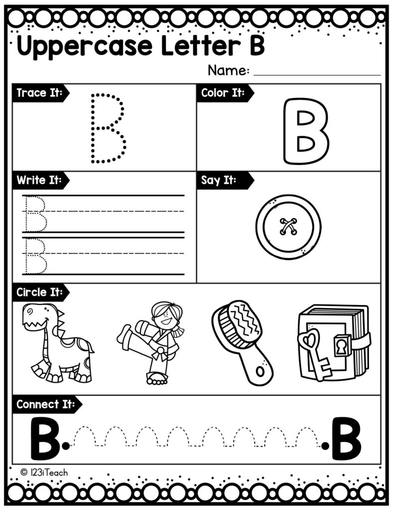alphabet-uppercase-worksheet_Letter B