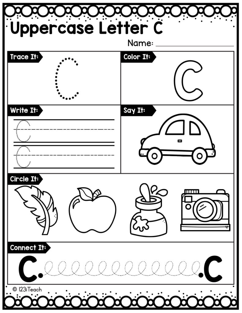 alphabet-uppercase-worksheet_Letter C