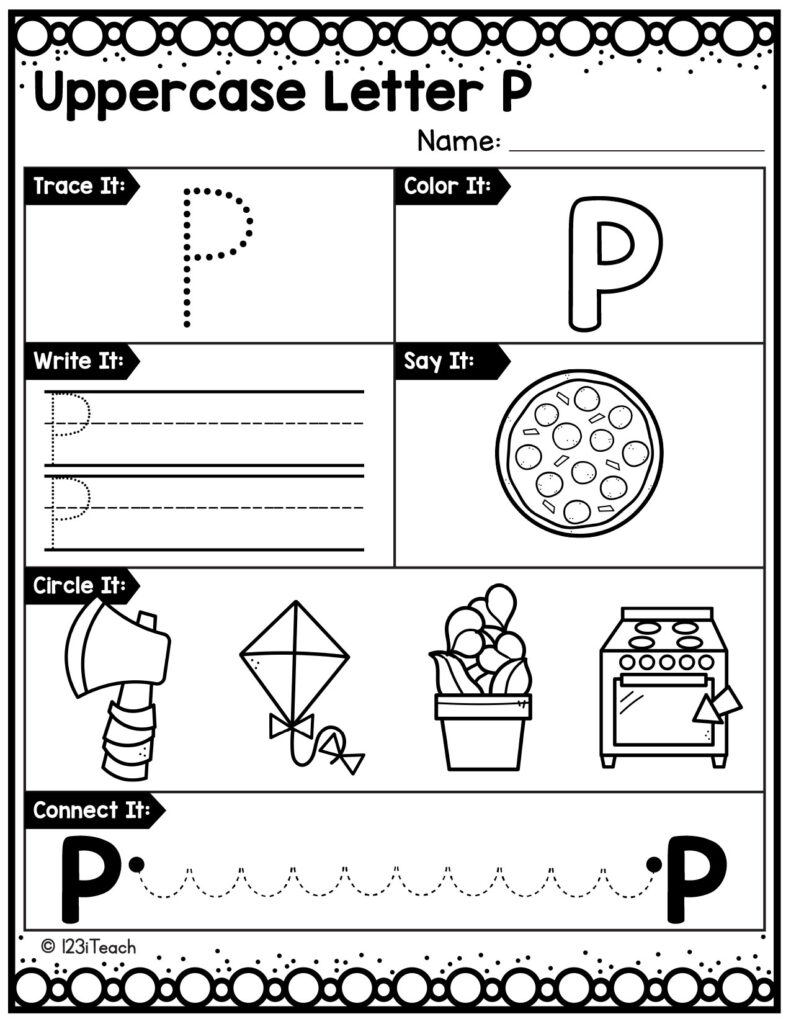 alphabet-uppercase-worksheet_Letter P