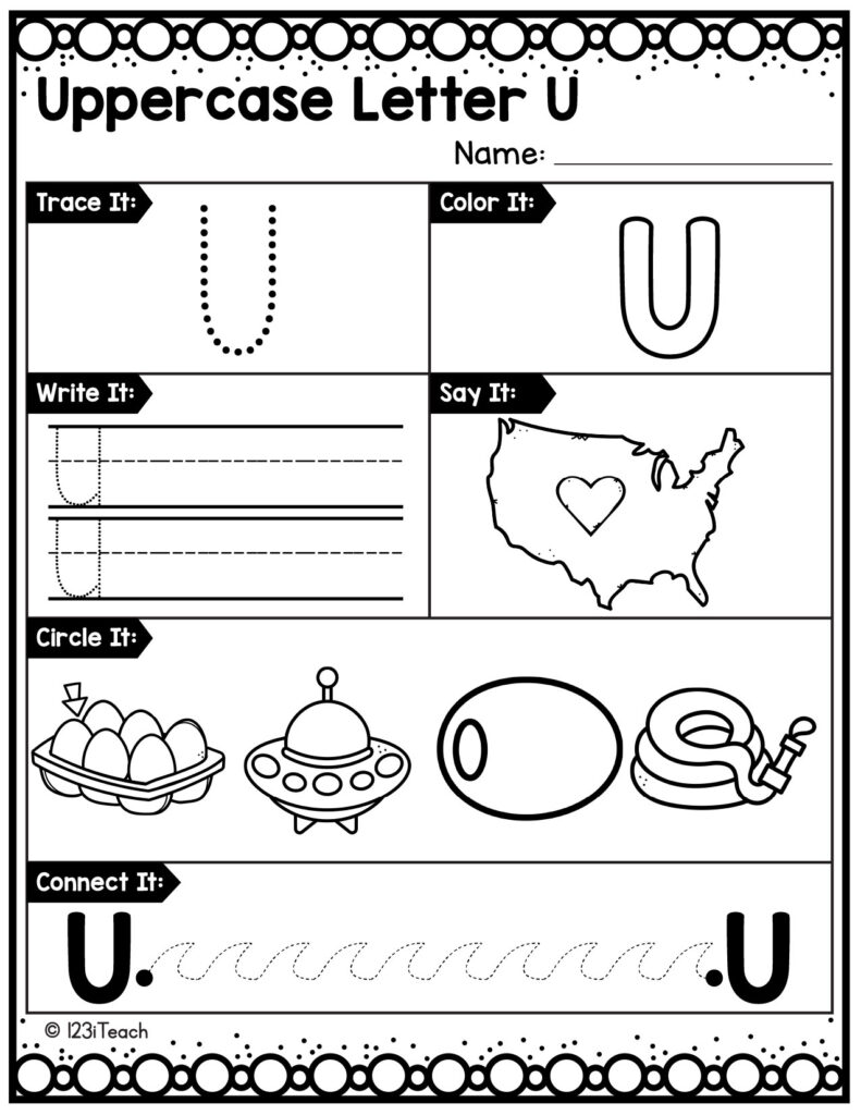 alphabet-uppercase-worksheet_Letter U