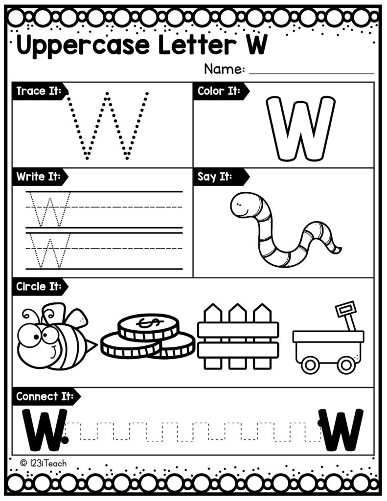 alphabet-uppercase-worksheet_Letter W
