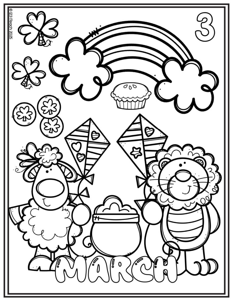 months-coloring-iteach_march