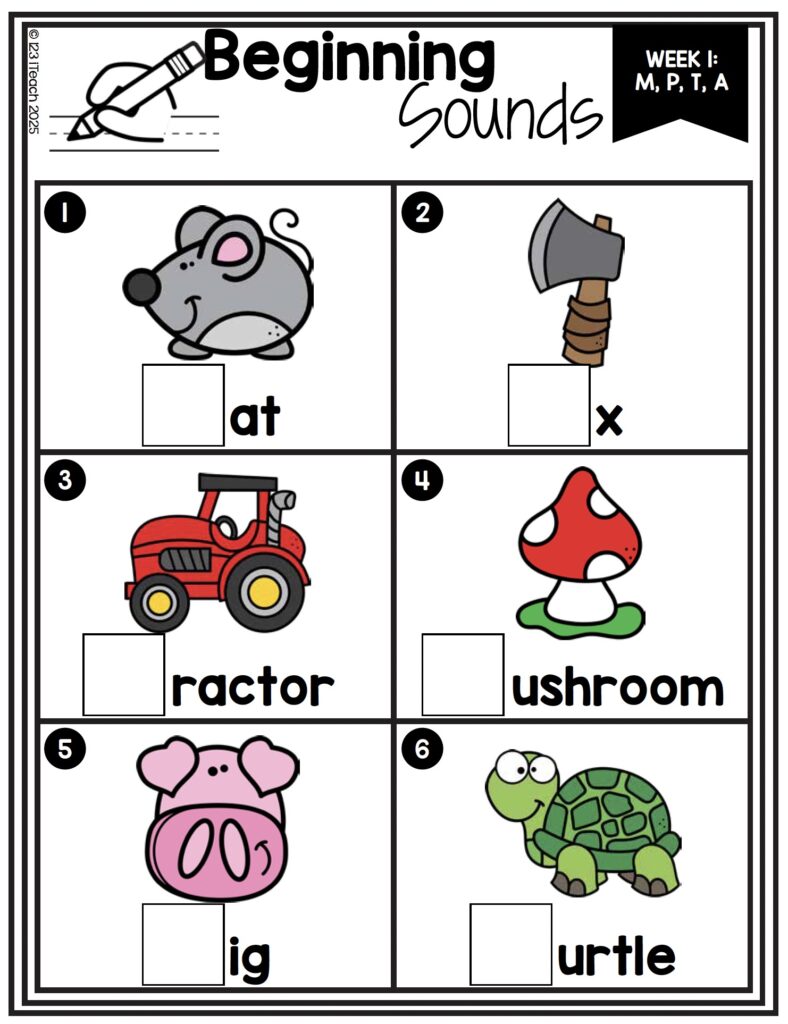 A Simple Alphabet Curriculum for Early Readers
