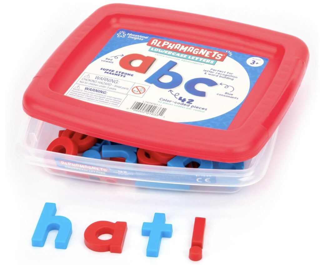 plastic alphabet letters for early literacy centers